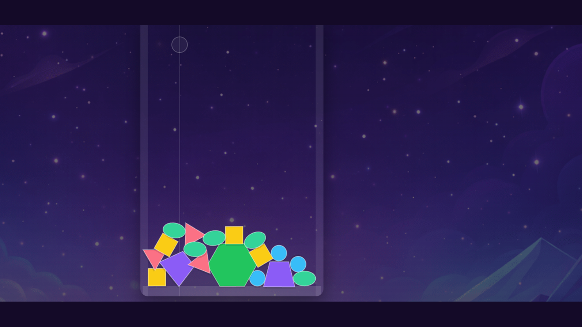 Слияние геометрических фигур 2048