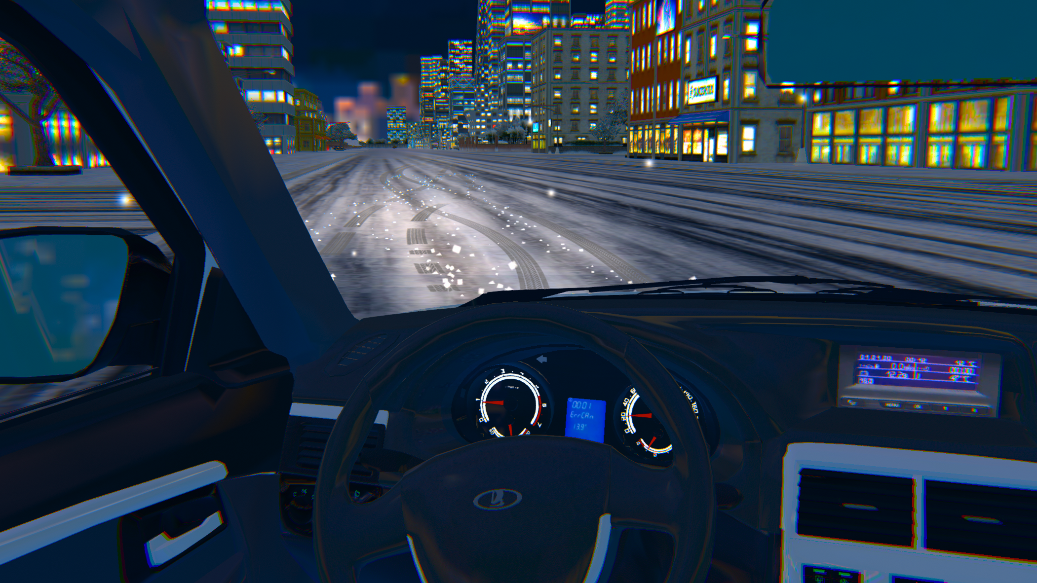 Зимний Дрифт на Приоре