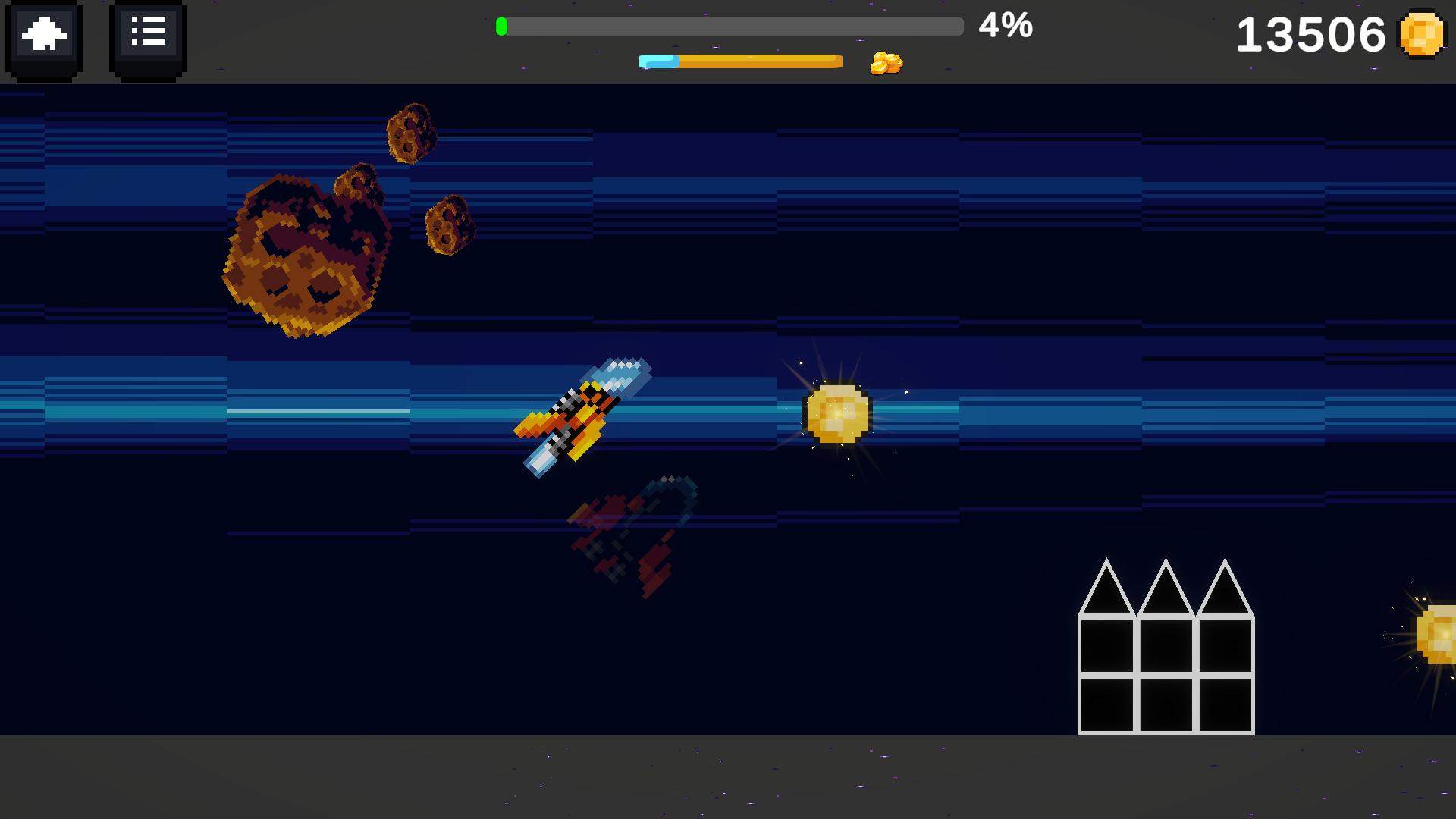 Ghost Trace: Space Synthwave 2D