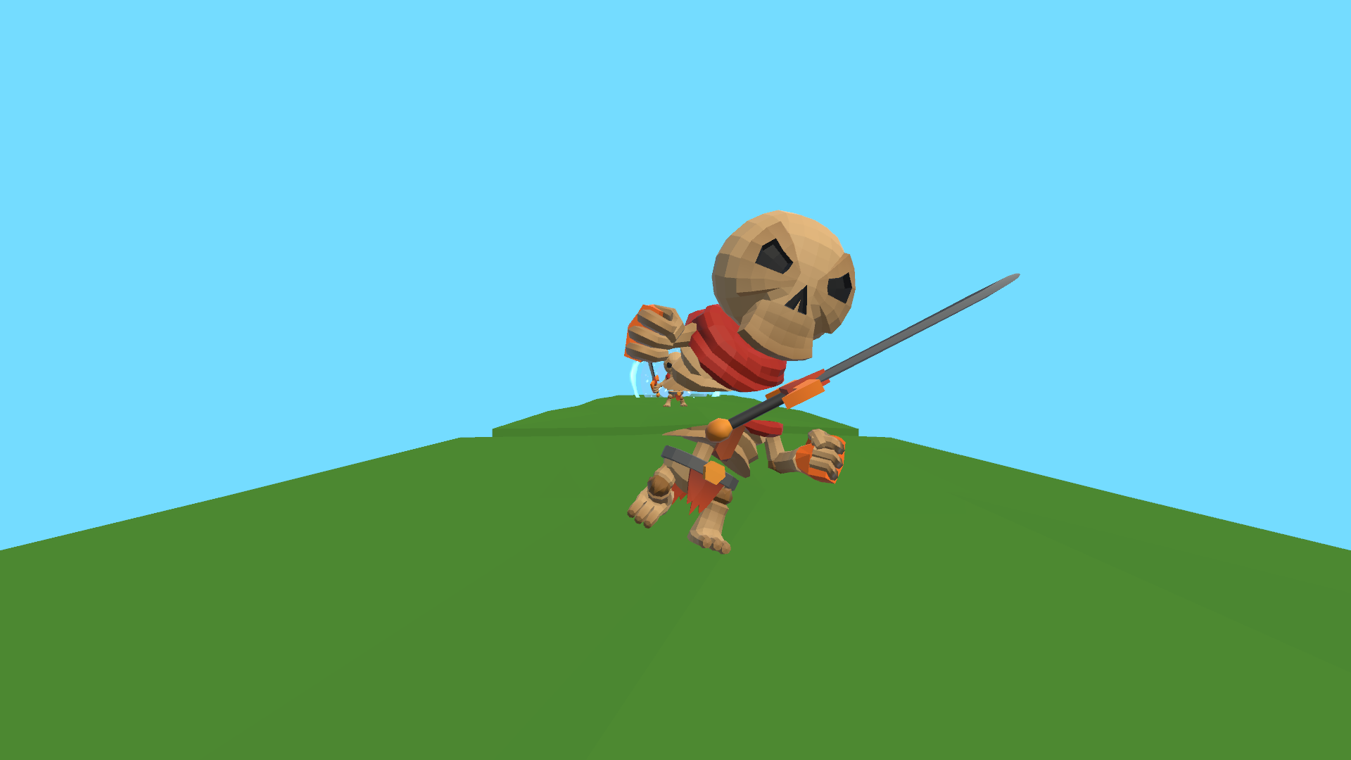 Супер Меч против монстров и скелетов