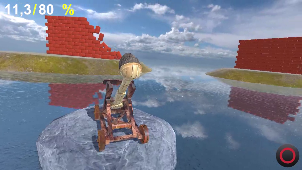 Катапульт Метай камни