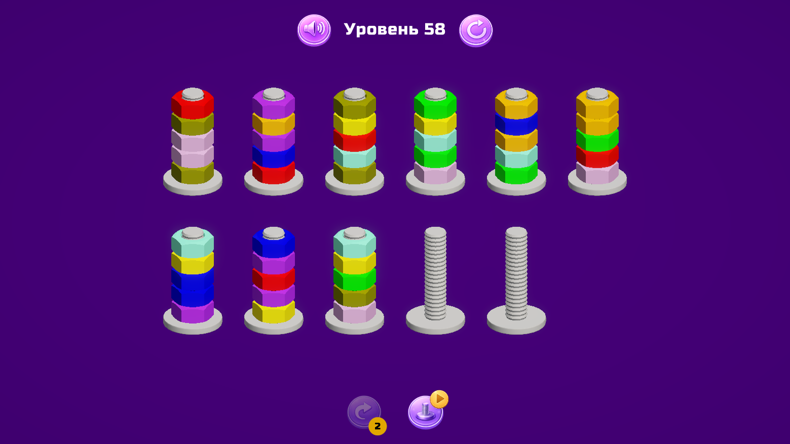 Сортировка Гаек на Болтах