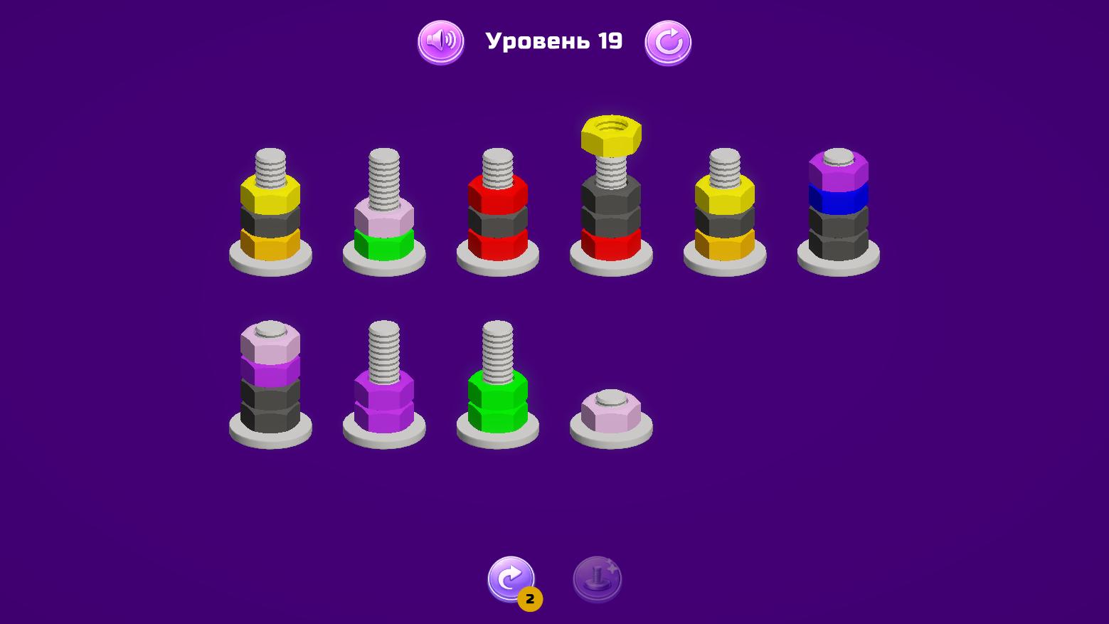 Сортировка Гаек на Болтах