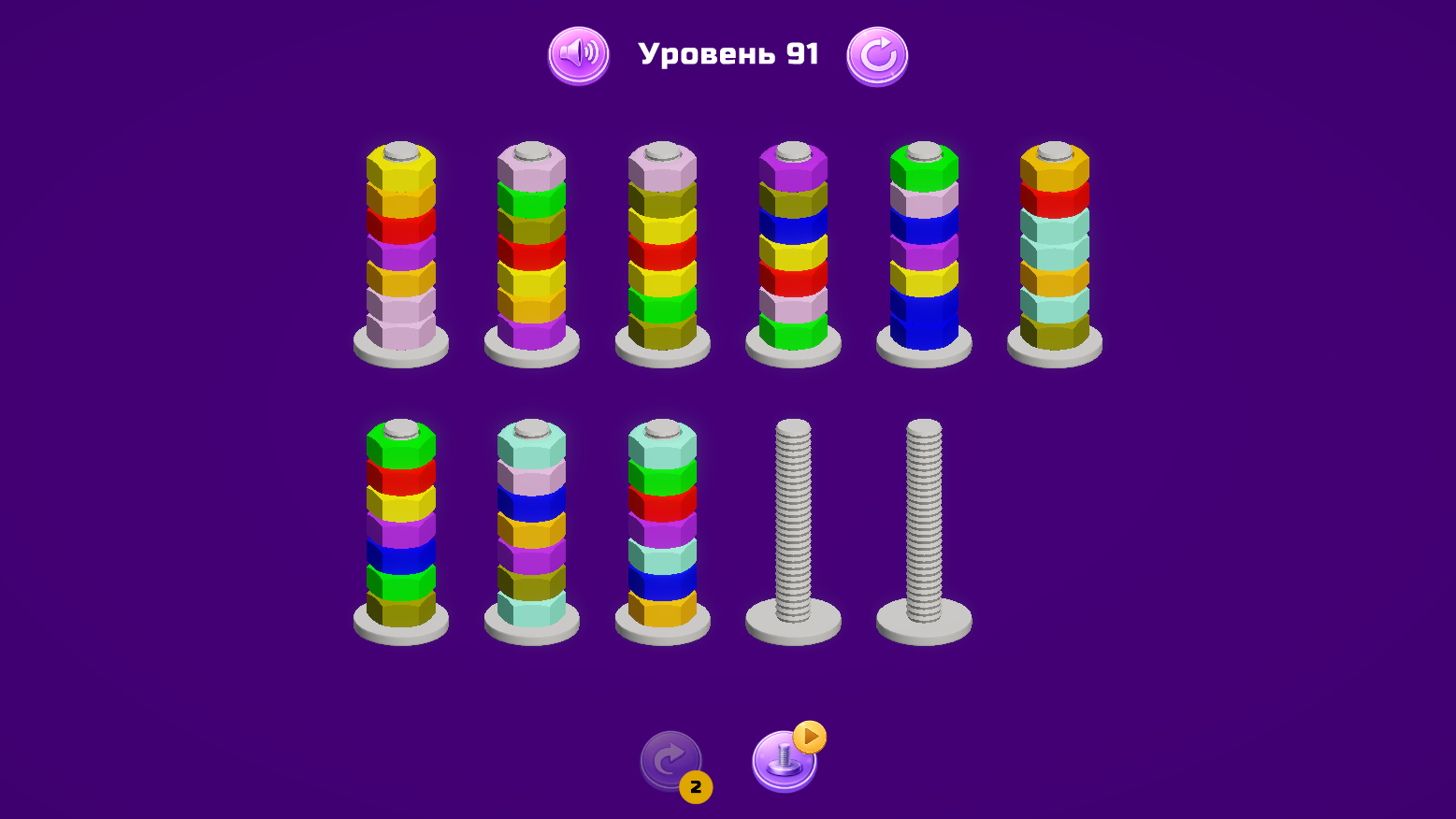 Сортировка Гаек на Болтах