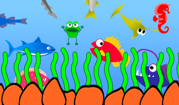 Рыбалка с пузырями: Лопни всех рыбок!