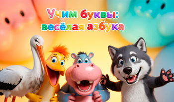 Учим буквы: весёлая азбука