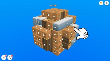 Take apart the cube: block by block.