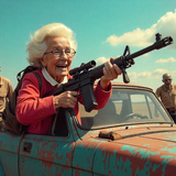 Granny with a machine-gun: Apocalypse