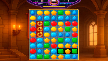 Редкие камни - Три в ряд!