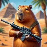 Capybaras with Guns 2. A Game for Two Players