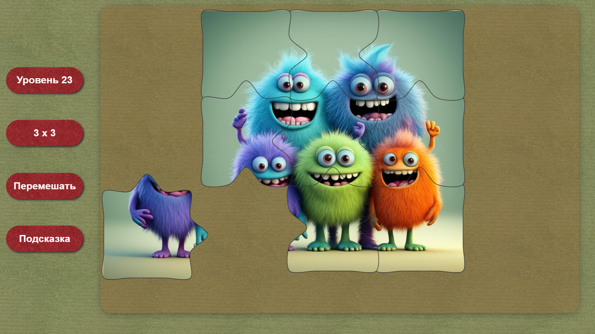 Паззлы с монстрами