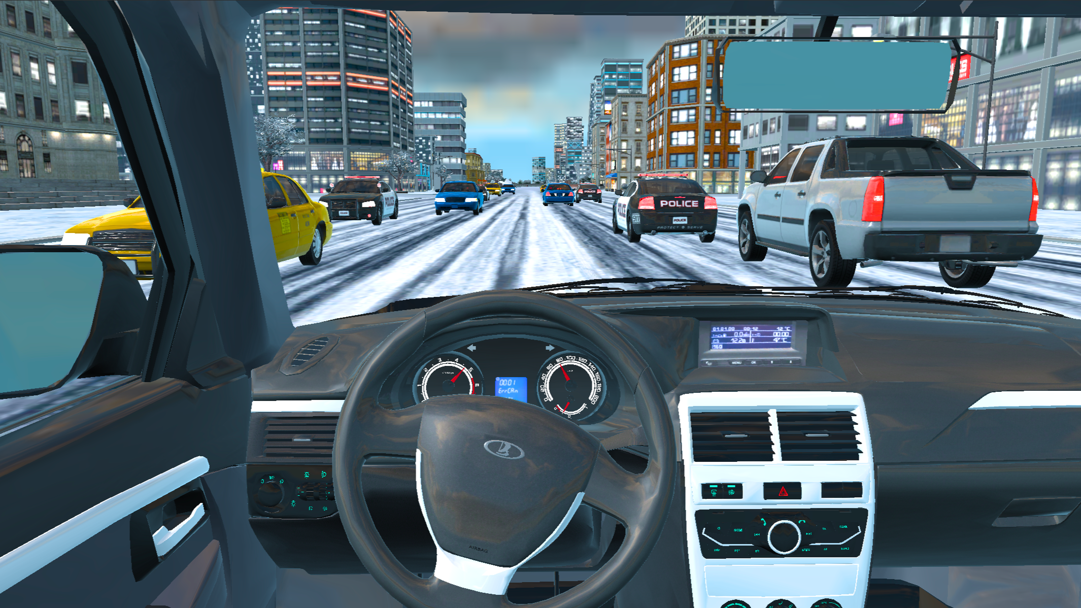 Зимний Дрифт на Приоре