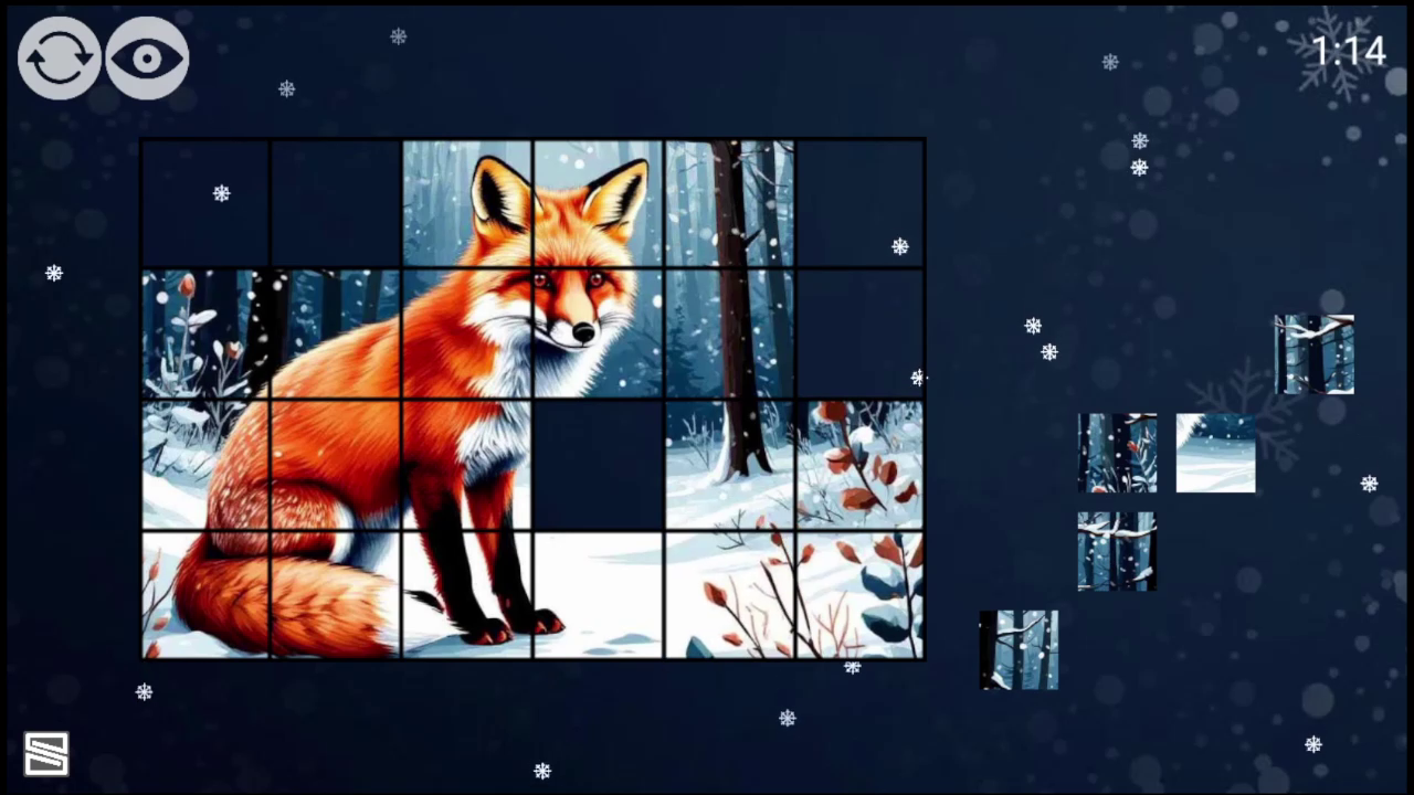 Бесконечные Рождественские Пазлы-Плитки