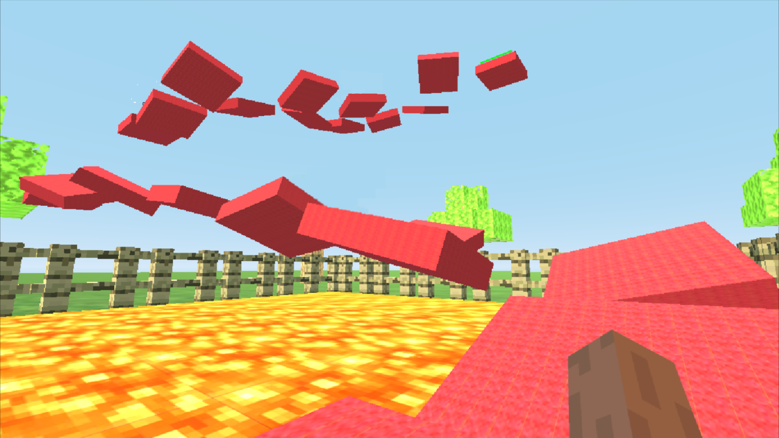 Нубик паркур: побег из леса