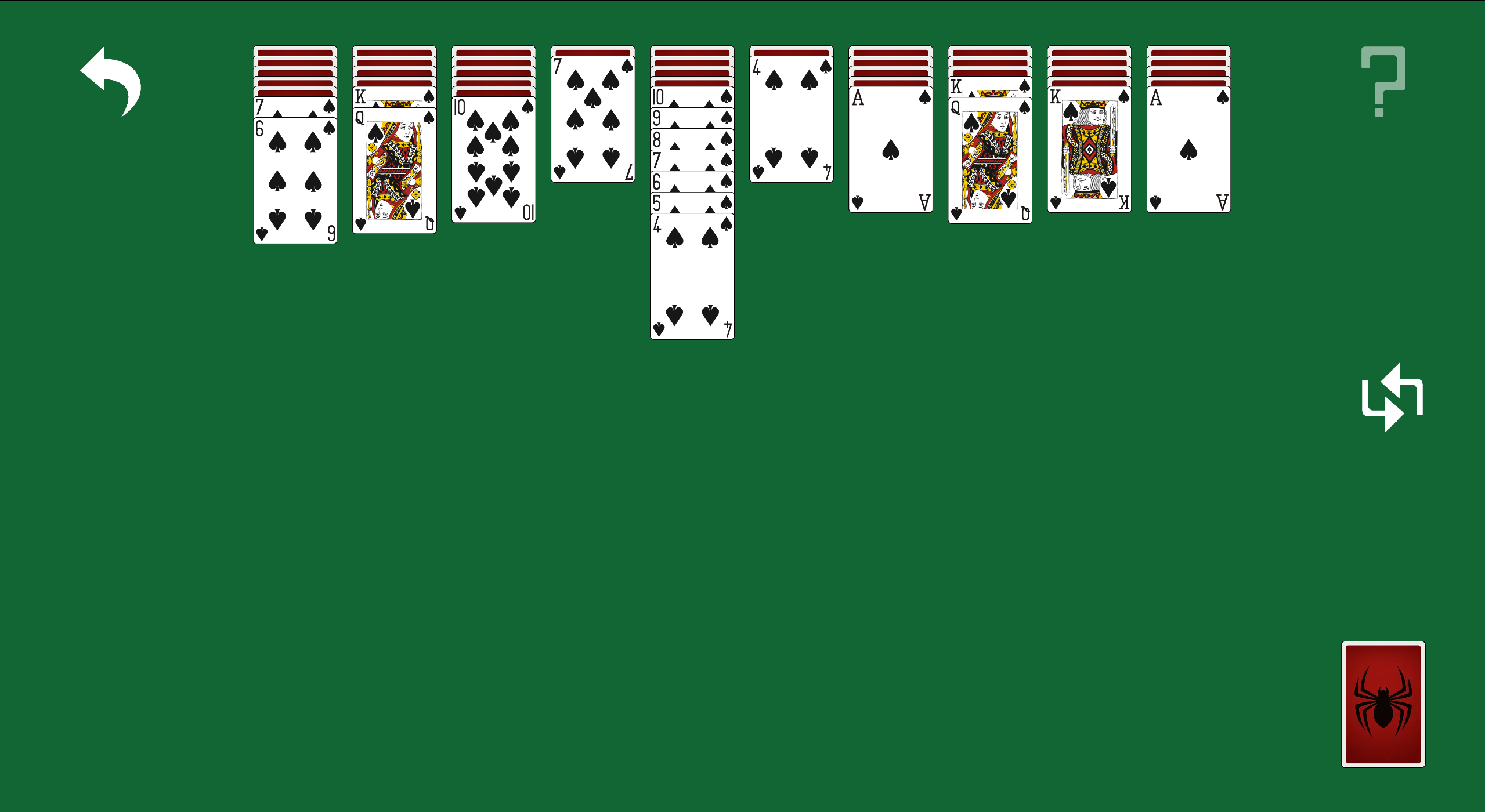 Пасьянс Паук Оригинал