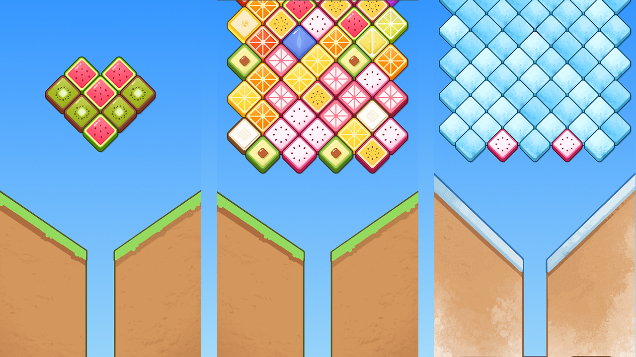 Фруктовые блоки: Занимательное удаление