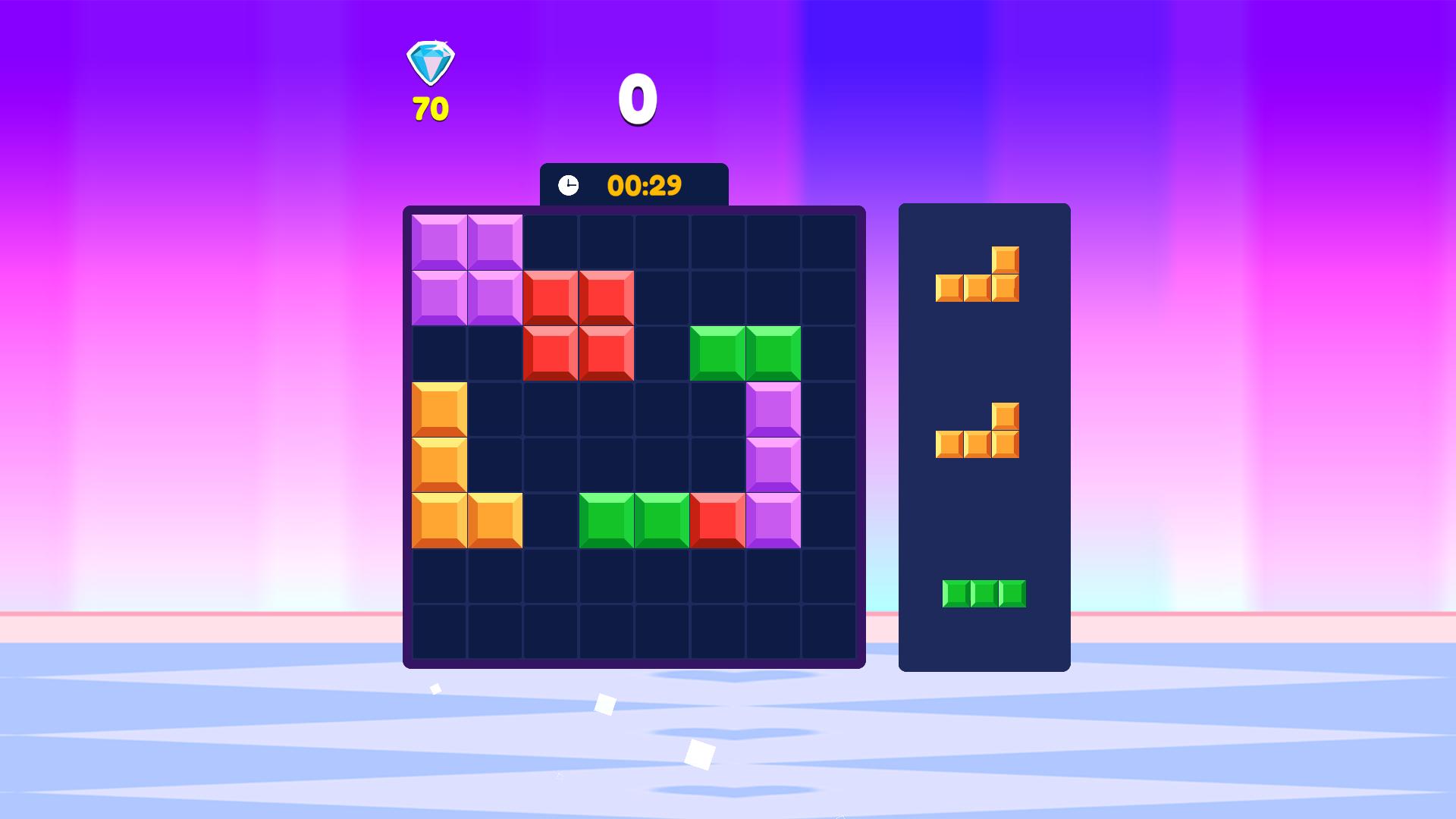 Блоки - головоломка "цветная мания"