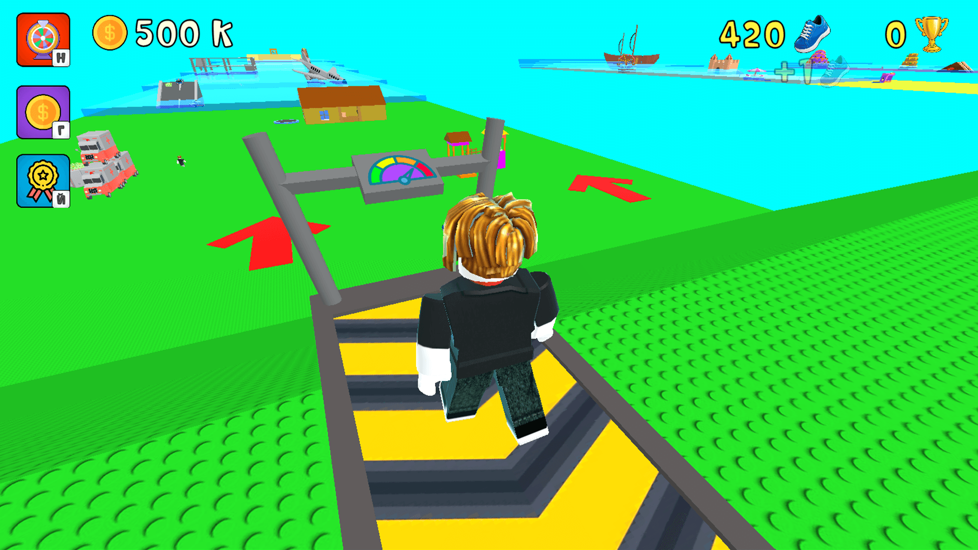 Обби Волны Цунами +1 к скорости