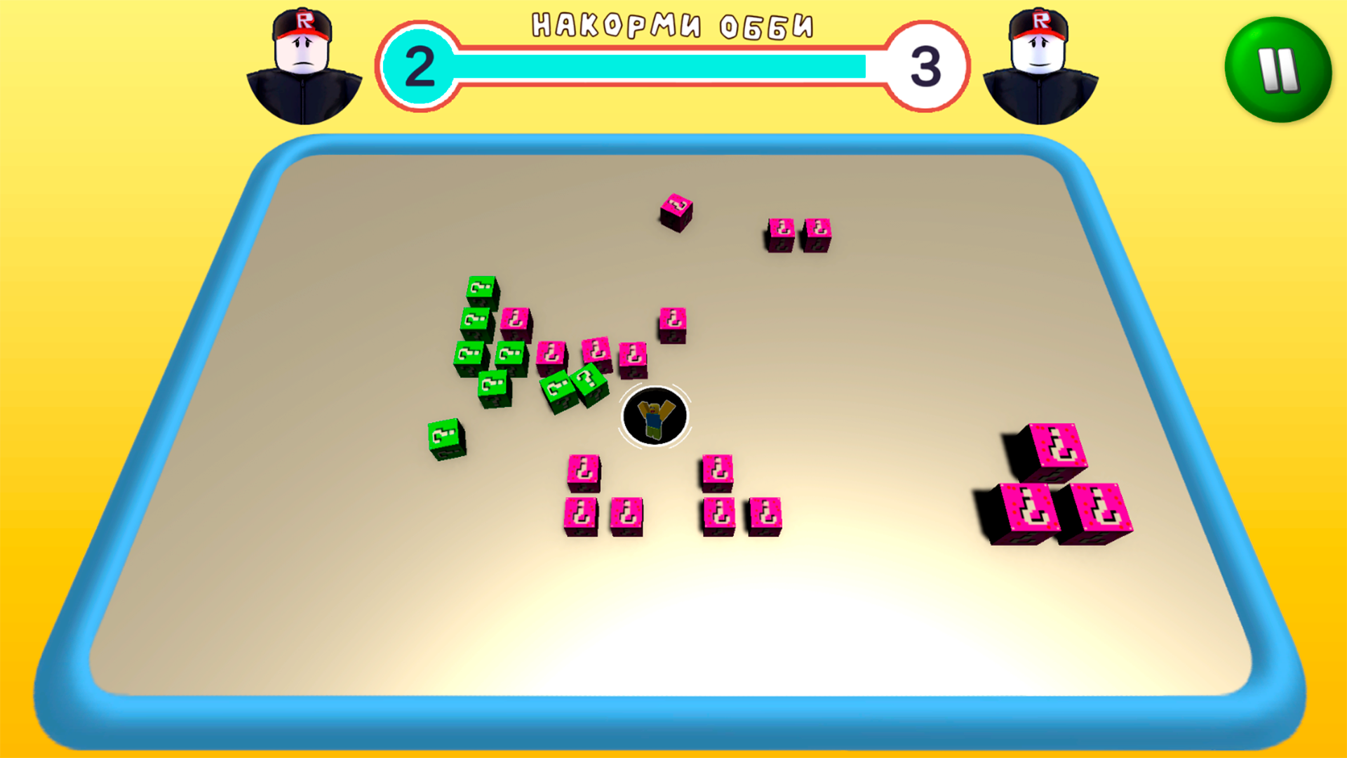 Счастливая дыра: Обби против Хаос-блоков