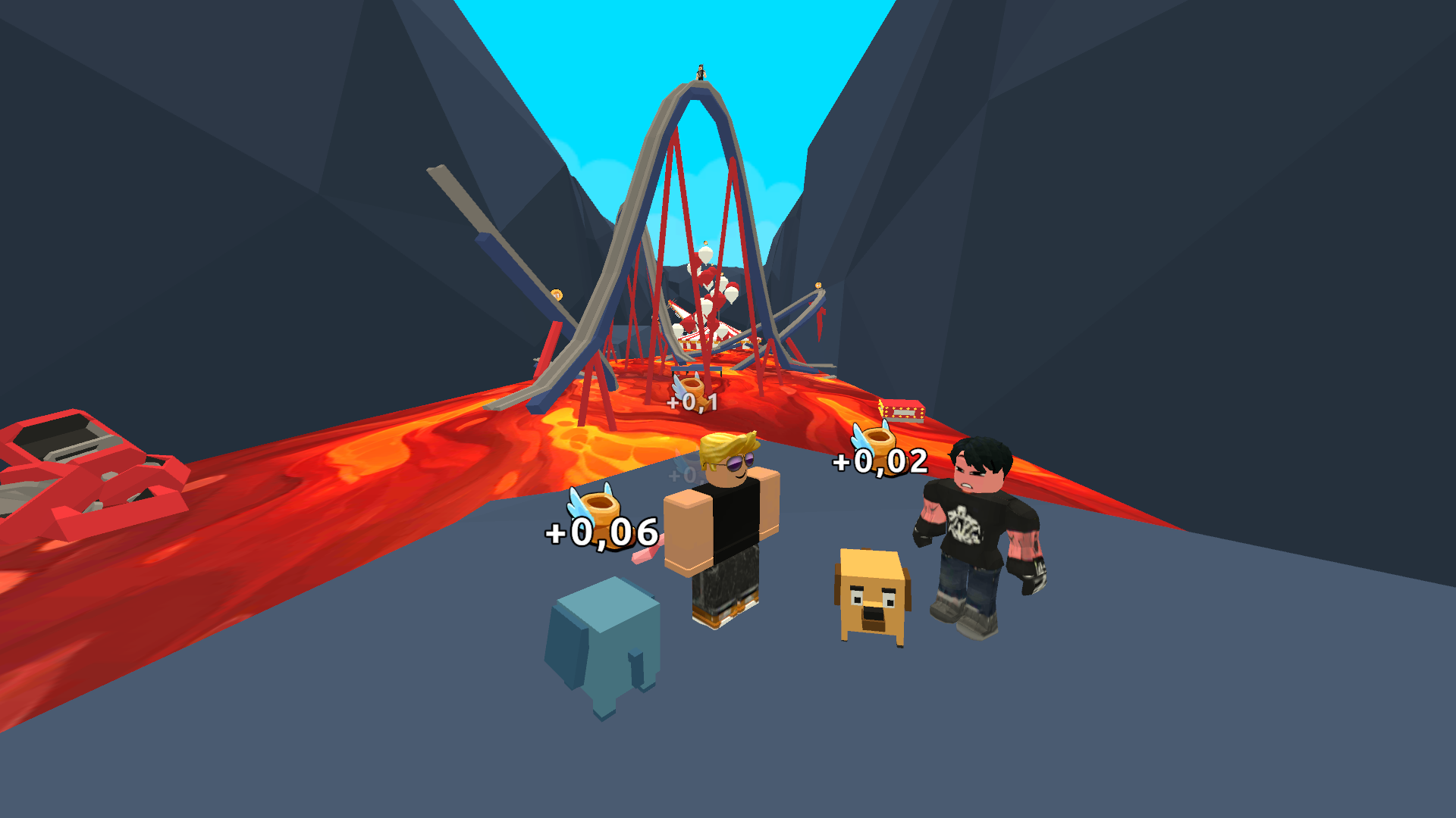 Обби: Побег от лавы