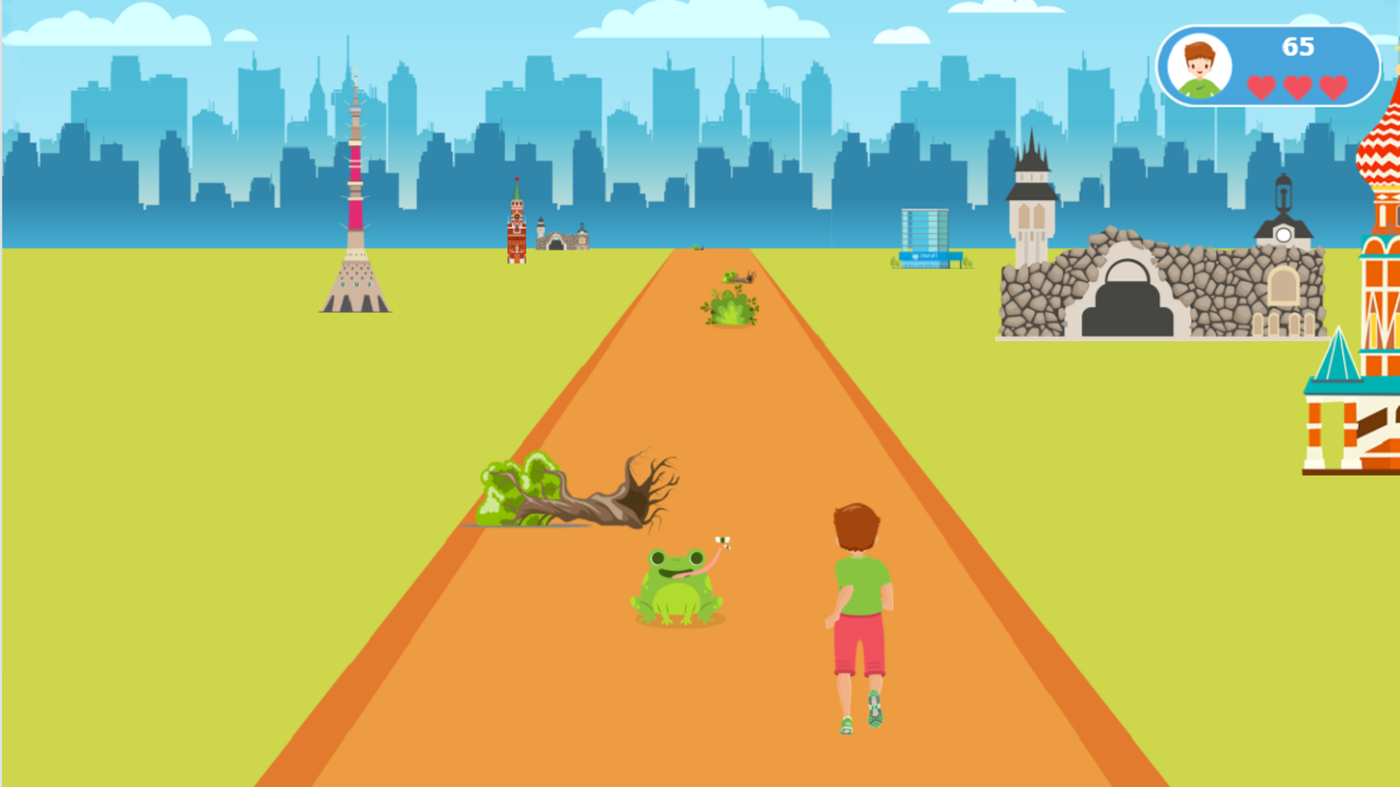 Забег Скулбоя по Москве