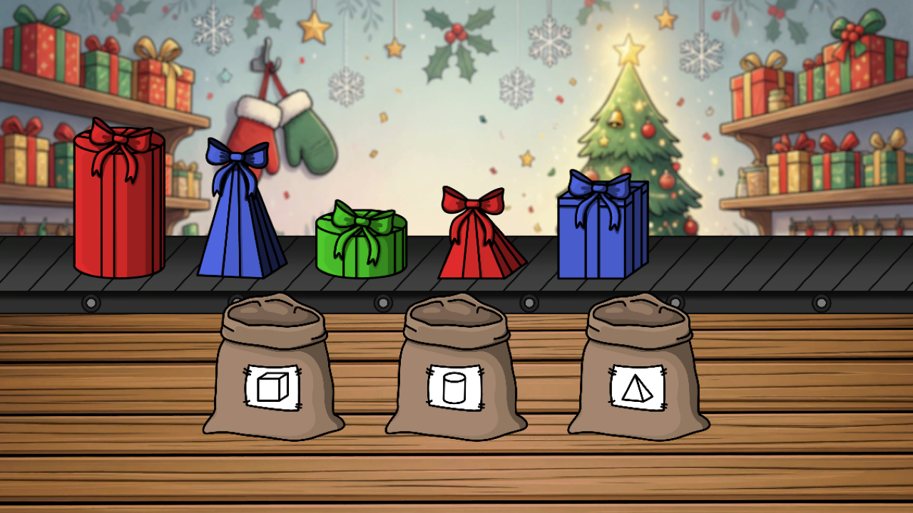 Фабрика подарков: сортировка