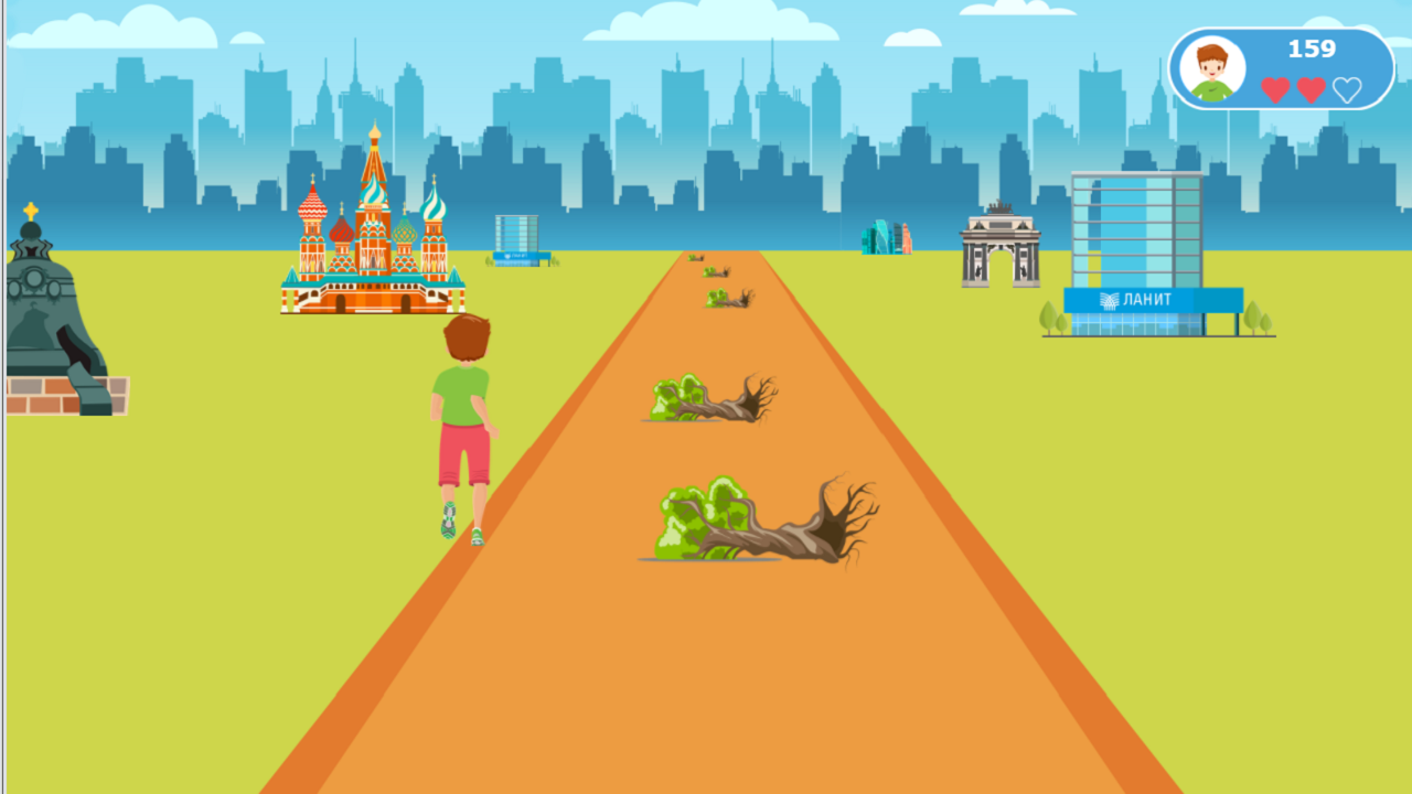 Забег Скулбоя по Москве