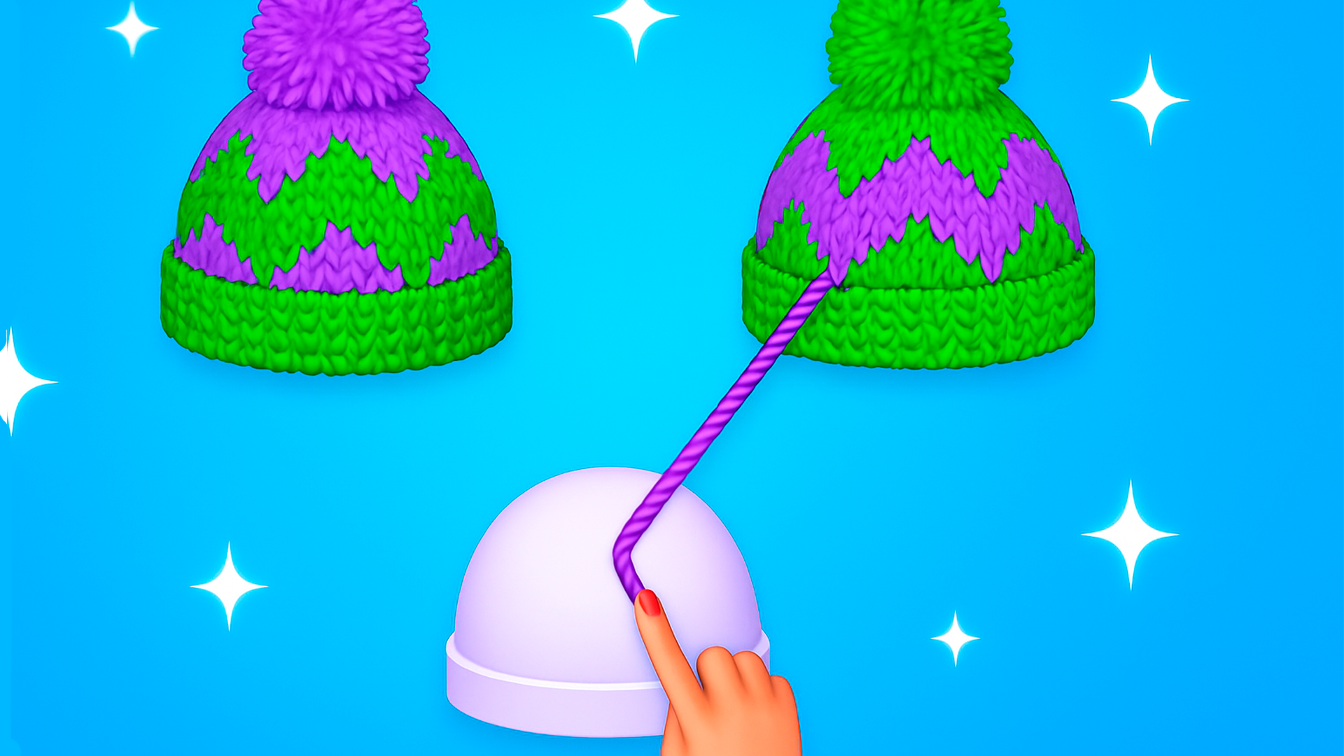 Сортировка Ниток 3D: Уютная головоломка