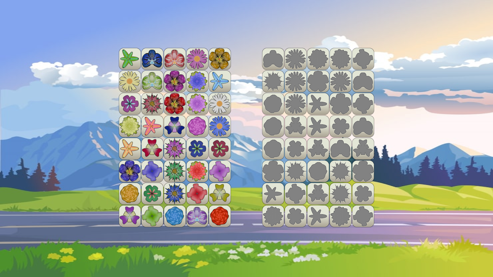 Маджонг Летние Цветы