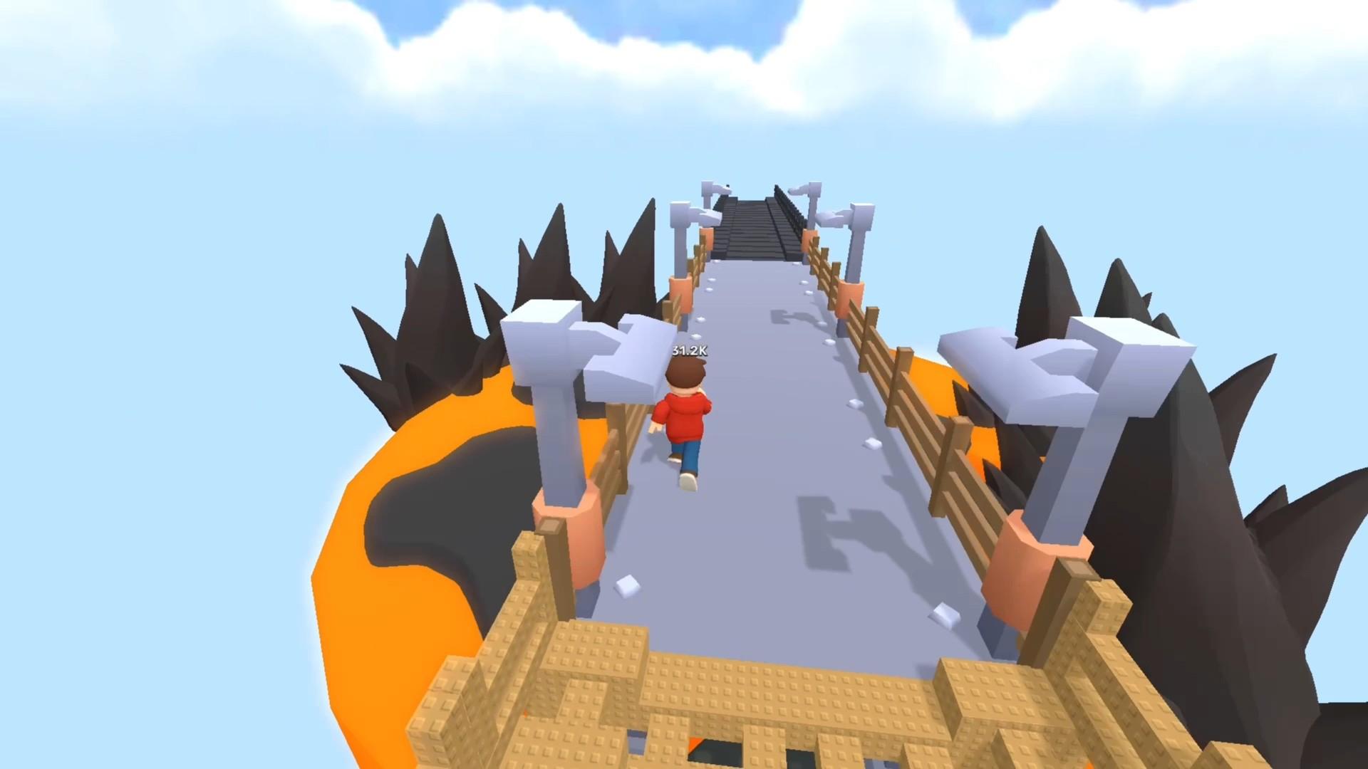 Обби: +1 Строить мост