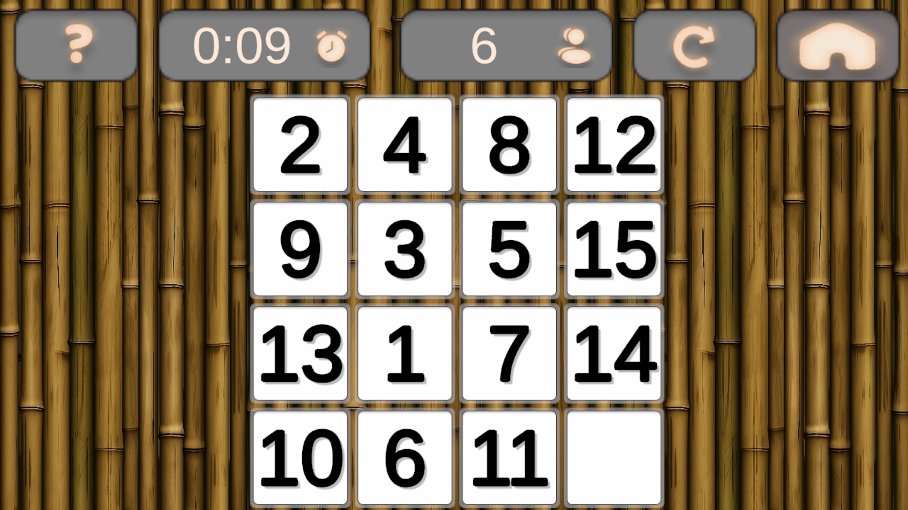 Пятнашки: Перемешка