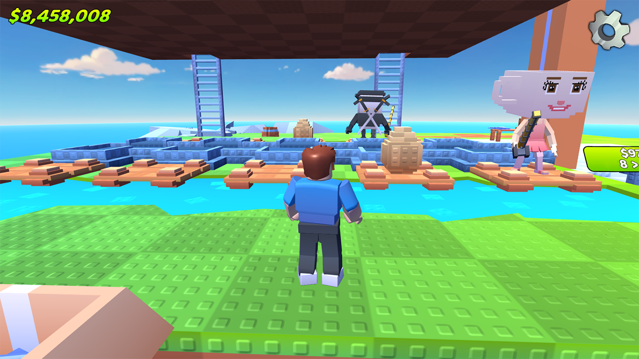 Рыбалка Брейнротов +1 в секунду 3Д обби тайкун