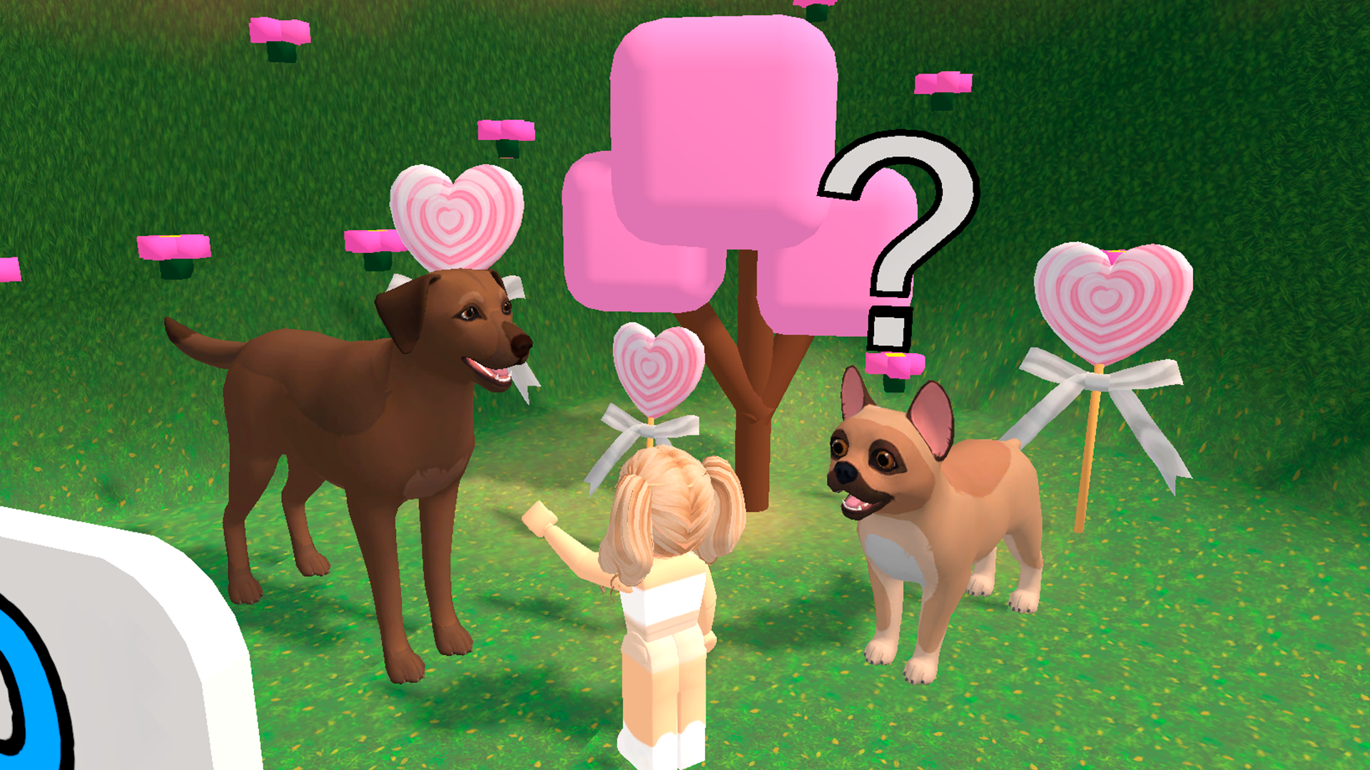 Угадай собачку или взорвись! 3D обби одевалка