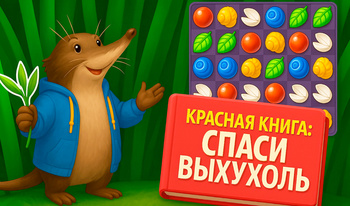 Красная книга: спаси выхухоль!