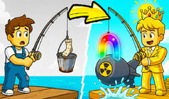 Обби: Магнитная рыбалка. Островной магнат