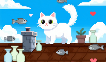 Кот на крыше