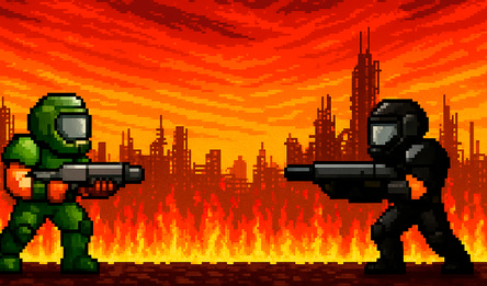 Hell on Mars: Coop 2D Shooter