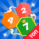 Шестиугольники: три в ряд