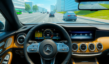 Mercedes CLS 63: Banana-Cannon