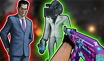 Скибиди - Спаси Камерамена: 2 игрока!