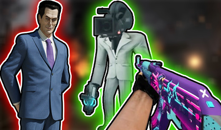 Скибиди - Спаси Камерамена: 2 игрока!