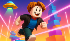 Обби Космический паркур