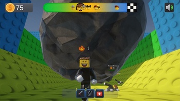 Не попадитесь в гигантский камень