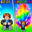 Вырасти Кристаллы! Обби Ферма Тайкун Магнат +1 RNG