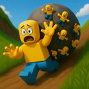 The giant falling rock