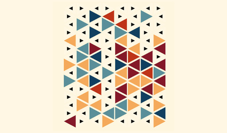 Треугольники: слияние 3 в столбик