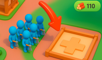 Толпа Дровосеков Стикмен