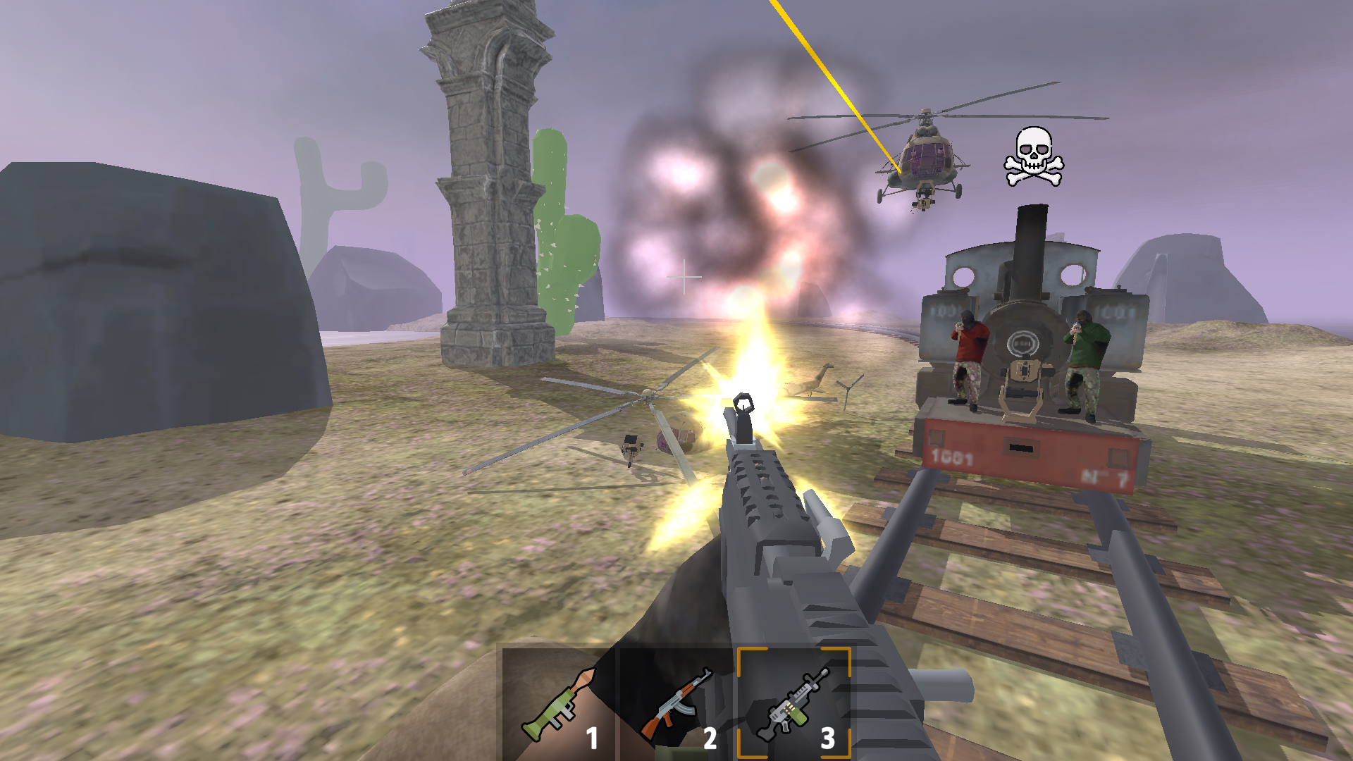 Стрелок На Поезде: Погоня