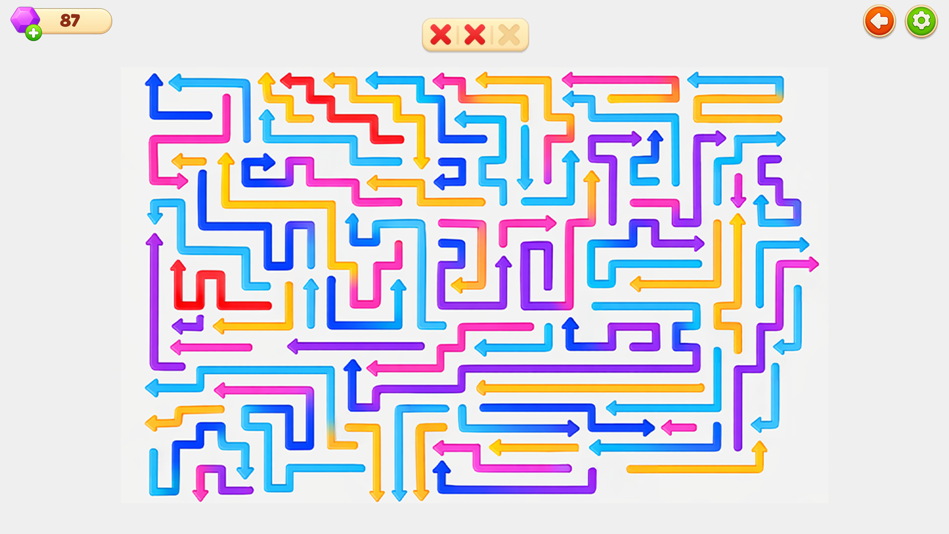 Лабиринт Стрелок Пазл