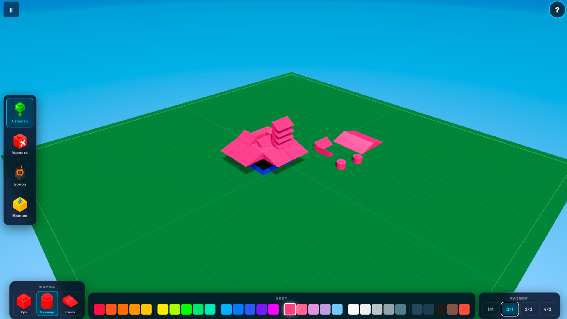 Мир Кубиков Собери Свой Конструктор